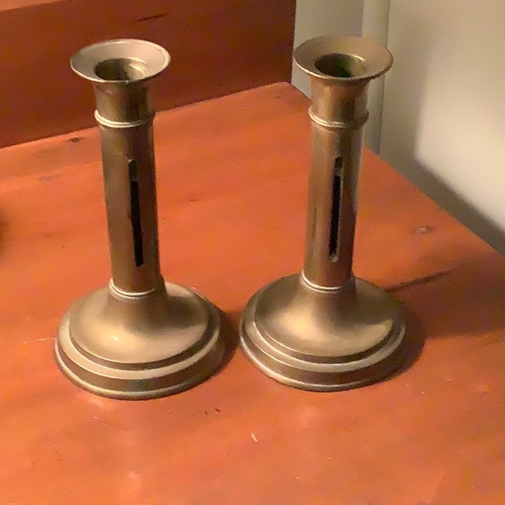 Vintage Brass Candlesticks